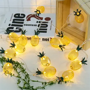 Cordão de luz com 20 leds em forma de coração, para decoração de casa, casamento, festa no dia dos namorados, feriado