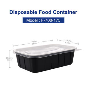OTOR 24 oz Einwegbehälter zum Mitnehmen für kalte und heiße Speisen - Product Image 2
