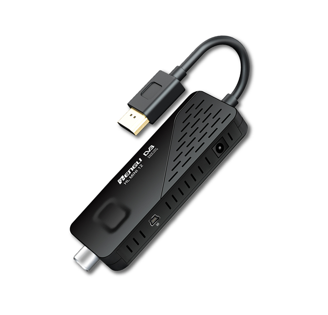 HENGLI H.265 DVBT2 Set Top Box Mini Dongle HD Decoder H.265 DVB T2 Set-Top Box HEVC TV Receiver