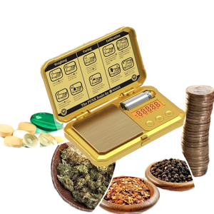 Digitale Schmuckwaage mit Drachenprägung, 200g x 0,01g, mit 50g Kalibriergewicht, Taschenwaage, Goldene Kräuterwaage - Product Image 4