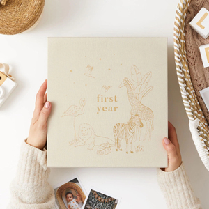 Cadeau de fête prénatale <span class=keywords><strong>Livre</strong></span> de souvenirs pour bébé <span class=keywords><strong>Livre</strong></span> de <span class=keywords><strong>citations</strong></span> pour enfants en lin - Product Image 1
