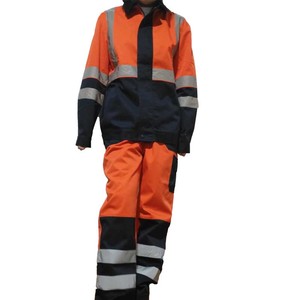 Conjuntos de ropa de trabajo de ingeniería laboral de fábrica para hombres Chaqueta y pantalones de trabajo de manga larga - Product Image 3