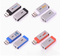 Flash Drive USB 3.0 Kecepatan Tinggi Baru 8GB/64GB Cetak Logo Kustom Garansi 3 Tahun 15-20MB/s Harga Pabrik Twister Metal Portabel