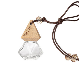 Wholesale Customizable Logo 8ml Empty Hanging <b>Car</b> Air Freshener Perfume <b>Diffuser</b> Glass <b>Bottle</b> - Product Image 2