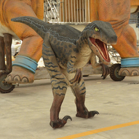 Cetnology Chine Fournisseur Réaliste Raptor Dinosaure Costume pour Affichage