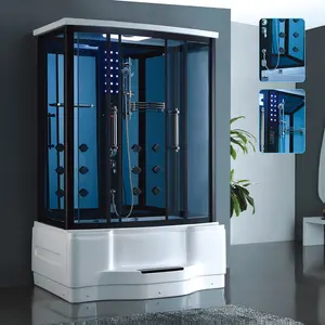Bonne vente cabine de salle de bain Design de luxe Sauna vapeur bains salles de douche