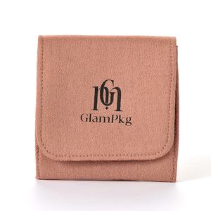 GLAMPKG กระเป๋าใส่สร้อยคอแบบซองจดหมาย ดีไซน์ใหม่ ทำจากหนังกลับ พร้อมกระดุมปิด หรูหรา สำหรับเก็บเครื่องประดับ - Product Image 6