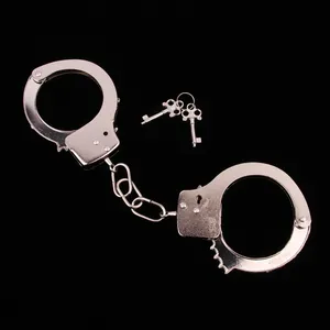 Metal handcuffs bracelet,toys, low price adult sex party decorations,model number:STOP