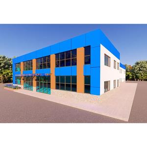 Nhà Kho Bằng Sắt Màu Đỏ Giá Tốt Nhất Nhà Kho Kết Cấu Thép Có Thiết Kế - Product Image 6