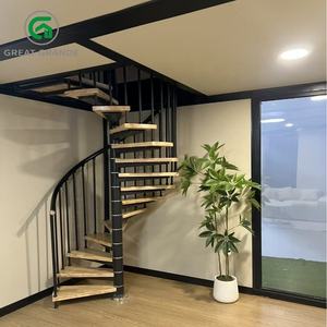 Bureau en conteneur à deux étages Maisons préfabriquées Restaurant Maison de luxe 20 pieds Maison à double pont Plegable Coffee Shop Escalier intégré - Product Image 6