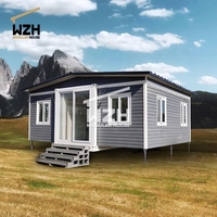 Contenedor expandible de lujo estándar AU de 40 pies, contenedor prefabricado para el hogar, casa contenedor temporal pequeña Modular prefabricada para el hogar