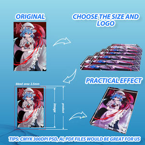 Figuras de Ladrillos de Cristal de Alta Transparencia de Hanxin de Estrellas de Anime y Videojuegos, Soportes de Personajes en <span class=keywords><strong>2D</strong></span>. Ladrillo Acrílico Personalizado - Product Image 3
