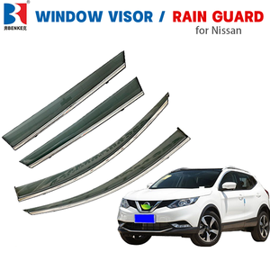 Pare-soleil de fenêtre de voiture, déflecteur de vent, protection contre la pluie pour <span class=keywords><strong>Qashqai</strong></span> 2015, ensemble premium pour la protection et le confort, prix d'usine - Product Image 1