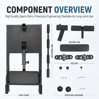 BNcompany OEM Machine à Squat Professionnelle SDQ-001 en Acier avec Logo Personnalisé, Banc de Squat Profond Noir Écologique pour Usage Commercial