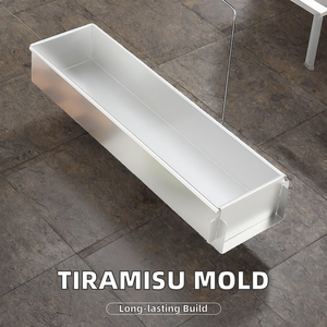 Tùy chỉnh nhôm anodized Tiramisu Cheesecake bánh mousse khuôn với di chuyển bên kim loại khuôn - Product Image 2