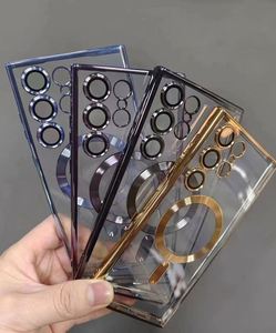 Siêu rõ ràng minh bạch TPU Bìa thiết kế sang trọng mềm Magnetic không dây sạc điện thoại di động Trường hợp đối với Samsung S25 siêu - Product Image 6