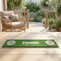 Tapis de bar antidérapant en PVC pour mélange de cocktails, tapis anti-goutte et anti-déversement, essentiel pour les barmans professionnels