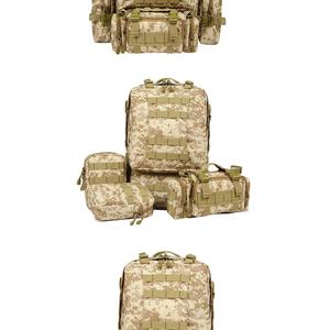 Sac à dos tactique en nylon imperméable avec camouflage anti-déchirure pour activités de plein air, chasse, randonnée, doté d'un cadre interne - Product Image 5