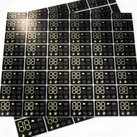 Autocollant de panneau de commande frontal à membrane graphique sérigraphiée personnalisée en usine, étiquette autocollante pour impression électronique sur écran
