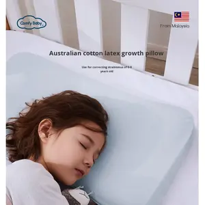 <span class=keywords><strong>Oreiller</strong></span> de coiffage en latex pour enfants de 1 à 3 à 6 ans, <span class=keywords><strong>oreiller</strong></span> de mise en forme pour nourrissons, <span class=keywords><strong>anti</strong></span>-tête <span class=keywords><strong>plate</strong></span>, été, maternelle, nouveau-né - Product Image 1