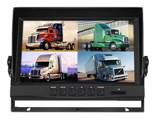 Tela touch hd tft canais, saída quad lcd, monitor de visão traseira de carro, caminhão, 4 canais, cctv dvr, câmera, venda imperdível