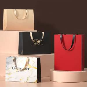 Sacs en papier écologiques personnalisés avec logo imprimé KM, vente en gros, impression de sacs en papier kraft, sacs en papier de haute qualité avec votre propre logo - Product Image 2