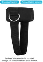 Sangle de cheville en néoprène rembourrée avec anneau en D pour machines à câbles, support de genou résistant à l'usure, sécurité fitness – Meilleure vente en gros