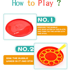 Jouets géants en plastique ABS colorés pour souffler des <span class=keywords><strong>bulles</strong></span> d'eau en plein air pour enfants - Product Image 4