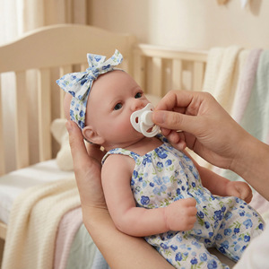 Nouvelles poupées reborn réalistes de 30 cm, corps entier en silicone souple, poupée reborn en silicone de 12 pouces, mignonne, pour filles, jouets - Product Image 2