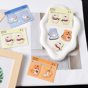 Exhibition New Cartoon Magnetic <b>Bookmark</b> Set For Students School Stationery Cute Animal Design Waterproof - Product Image 3