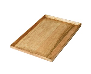 Plateaux de service en bois forme rectangulaire, plateaux à Pizza en bois pour la cuisine - Product Image 1