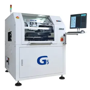 Mesin garis SMT G5 Printer layar PCB Smt otomatis penuh mesin cetak layar sutra pasta Solder GKG gusi merah