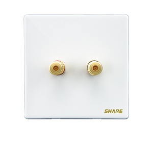 <span class=keywords><strong>Prise</strong></span> <span class=keywords><strong>murale</strong></span> électrique sans fil, panneau blanc de haute qualité, vente en gros, électrique 2 canaux, 9.5mm - Product Image 1
