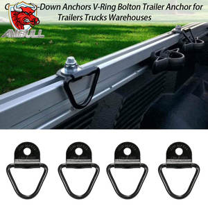 Ambull New Forged Cargo Tie Downs D Larrimage Ring Steel Boat Trailer Lashing Strap Cleat Anchor and Rope Cleat - Product Image 3