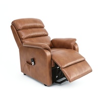 Fauteuil inclinable électrique surdimensionné en cuir moderne pour salon – Fournisseur de mobilier pour projets, distribution de commandes en gros