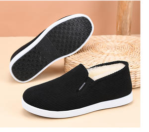 Chaussons d'hiver en coton doux et moelleux pour l'intérieur, avec coussinets chauds, vente en gros FD62710895 - Product Image 4