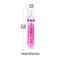 Huile Booster Repulpant Épicé Naturel Ultra-Hydratant pour Lèvres Herbal Nourishing Pout Glossy Finish Lip Gloss Travel Size