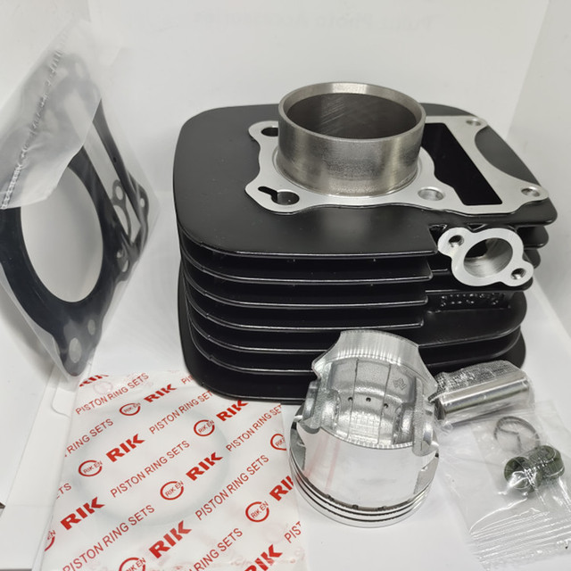 High Quality Motorcycle Cylinder Block Gasket GT125 Cylinder Head Piston Ring Motorcycle Cylinder Block