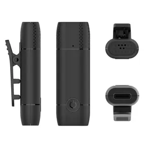 Fifine-Microphone Portable à condensateur M10, avec cravate, microphone pour Studio Audio, avec pince, pour PC, ordinateur Portable