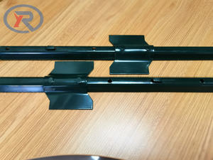 <span class=keywords><strong>Poteau</strong></span> en acier en U de sécurité européen, finition thermolaquée, plaque d'ancrage, hauteur 8 pieds, pour l'élevage, l'agriculture et le jardinage, modélisation 3D - Product Image 5