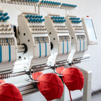 Machine à broder compacte haut de gamme à entraînement par vis à billes pour la personnalisation de vêtements de sport
