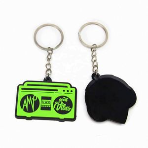 Porte-clés en caoutchouc personnalisé avec des personnages de dessins animés, fabrication directe d'usine, porte-clés en PVC - Product Image 3