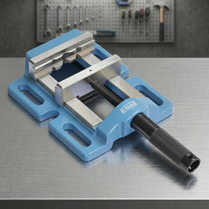 Étau d'établi SUNTOOLS/STIPL Modèle 635A(III) en fer bleu avec mâchoires métalliques de 65 mm de forme irrégulière pour polissage – Outil d'établi - Product Image 5