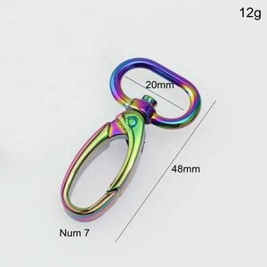 Nolvo World – Clips pivotants <span class=keywords><strong>à</strong></span> gâchette, 9 Styles, crochets arc-en-ciel irisés, fermoirs <span class=keywords><strong>pour</strong></span> <span class=keywords><strong>sac</strong></span>, fabrication de <span class=keywords><strong>sac</strong></span> <span class=keywords><strong>à</strong></span> <span class=keywords><strong>main</strong></span> - Product Image 3