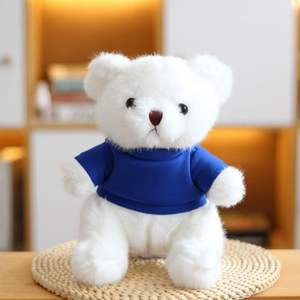 Kişiselleştirilmiş Sevimli Küçük Ayı Bebekleri Oyuncak Ayı Peluş Oyuncaklar Özel Logolu Tişörtler Peluş Bebek Hediyeleri - Product Image 4