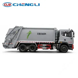 รถบรรทุกขยะอัดแบบตักท้าย Dongfeng 25 ตัน 6×4 บรรทุกได้ 10.8 ตัน สำหรับเก็บขยะมูลฝอยของเทศบาล - Product Image 3