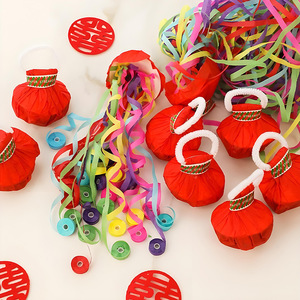 Lanzadores de Serpentinas Manuales Coloridos para Fiestas y Bodas con Efecto Sonoro Biu, Sin Limpieza, 20 Rojas, 20 de Colores, 30 Rojas, 30 de Colores, 15 - Product Image 4