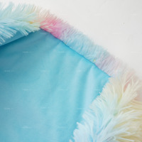 Couverture sirène portable douce pour la peau, doublée de flanelle légère, avec coutures soignées, en polaire duveteuse et chaude, pour enfants