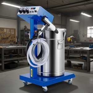 Machine de revêtement électrostatique en poudre Vevor 50W 45L, système de revêtement métallique avec pistolet de pulvérisation pour applications sur l'acier - Product Image 2
