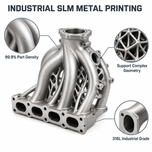 Servicio de Impresión 3D de Metal SLM Personalizado, Piezas Industriales de Acero Inoxidable 316L, Geometría Compleja, Alta Densidad, Precisión, OEM, ODM - Product Image 1